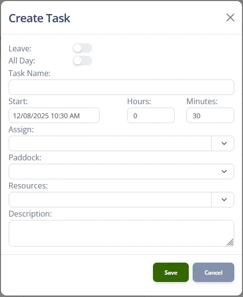 Scheduled Task Dialog